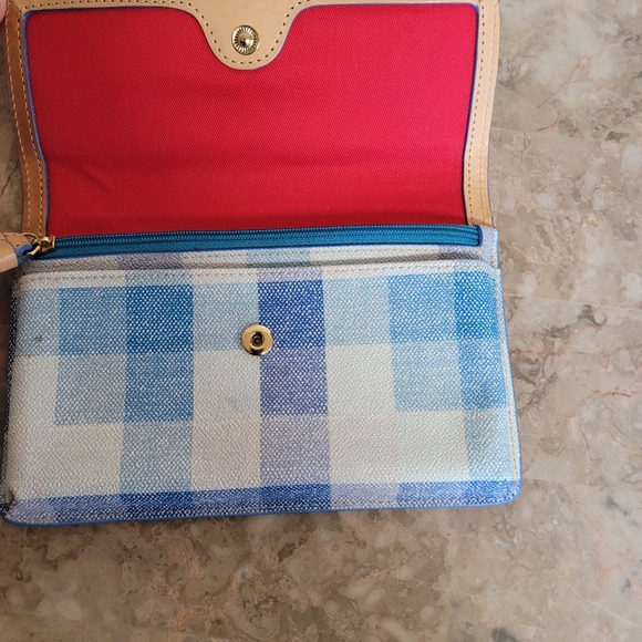Dooney & Bourke Milly Wristlet Quadretto Check - Picture 5 of 10